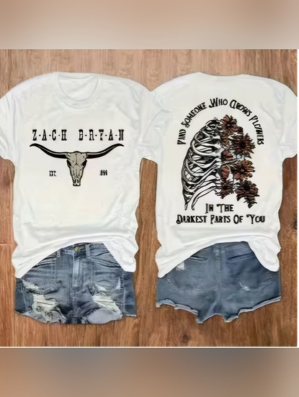 NWT White Graphic Tee Shirt - Short Sleeve